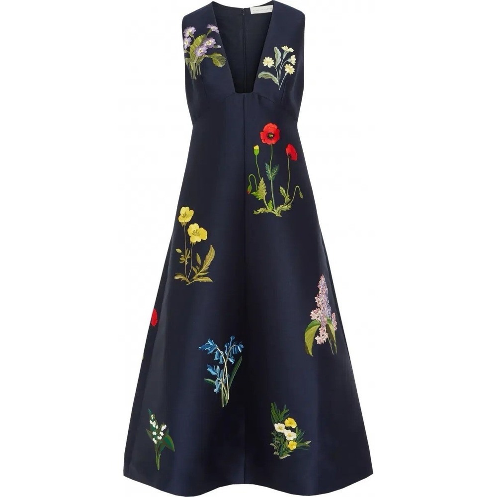 STELLA McCARTNEY Kaitlyn Embroidered Maxi Dress Resort 2016 Botanical Duchess - Picture 2 of 7